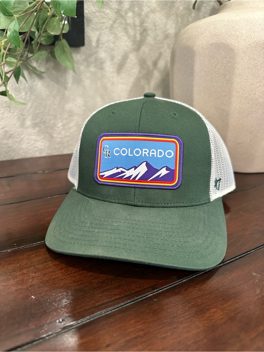 47 Colorado Rockies Trucker Hat - Forest Green & White